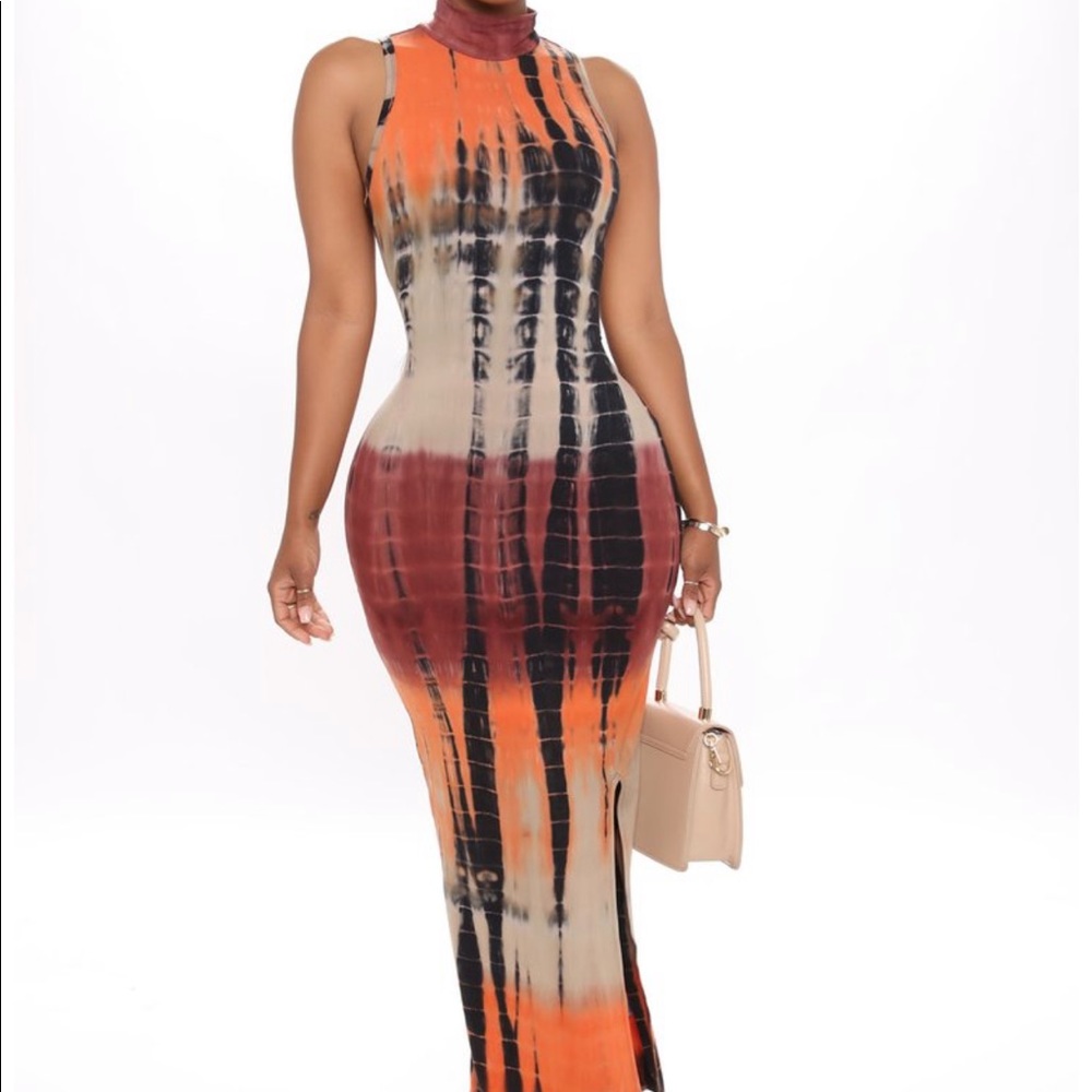 Tie dye maxi